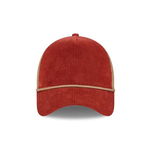 Casquette 9FORTY A-Frame Trucker New Era Wide Cord Rouge Foncé unisex - New Era Cap - Modalova