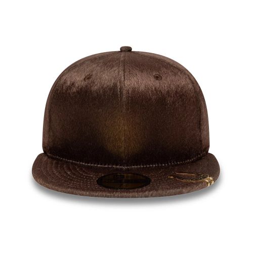 Casquette 59FIFTY Fitted New Era Faux Pony Marron foncé unisex - New Era Cap - Modalova