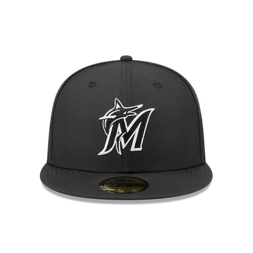 Casquette 59FIFTY Fitted Miami Marlins MLB Batting Practice 2026 Noir unisex - New Era Cap - Modalova