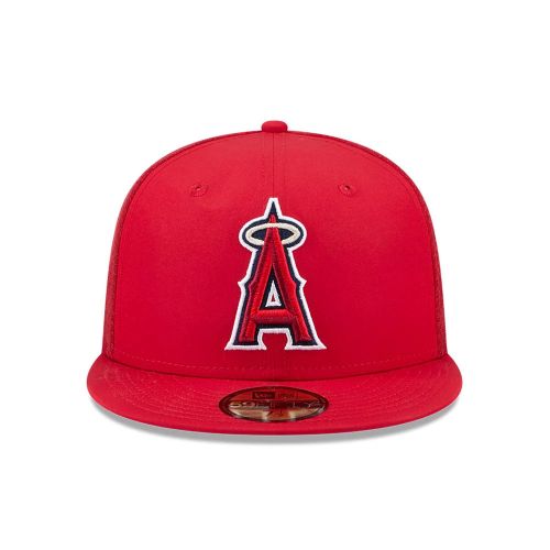 Casquette 59FIFTY Fitted LA Angels MLB Batting Practice 2026 Rouge unisex - New Era Cap - Modalova