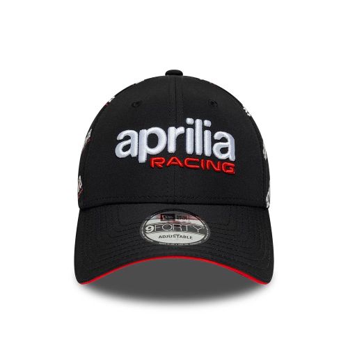 Casquette 9FORTY Adjustable Aprilia All Over Print Noir unisex - New Era Cap - Modalova