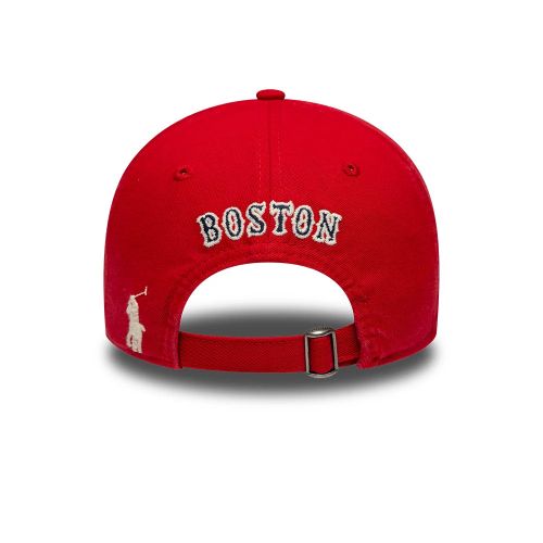 Casquette 9TWENTY Adjustable Boston Red Sox MLB x Ralph Lauren Rouge unisex - New Era Cap - Modalova