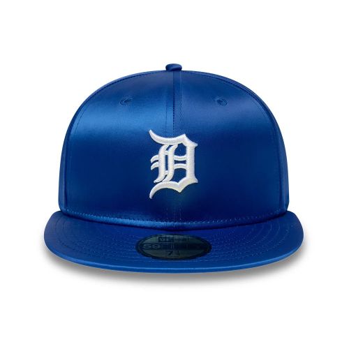 Casquette 59FIFTY Fitted Detroit Tigers MLB Satin Bleu unisex - New Era Cap - Modalova
