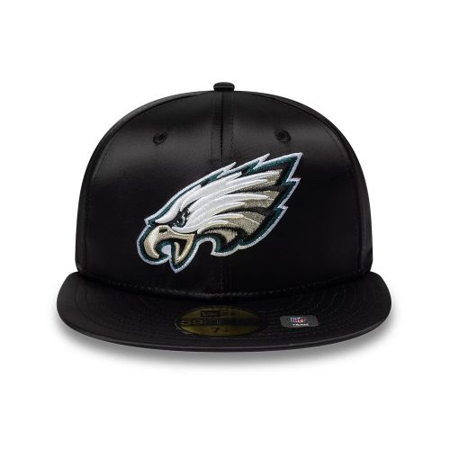 Casquette 59FIFTY Fitted Philadelphia Eagles NFL Satin Noir unisex - New Era Cap - Modalova