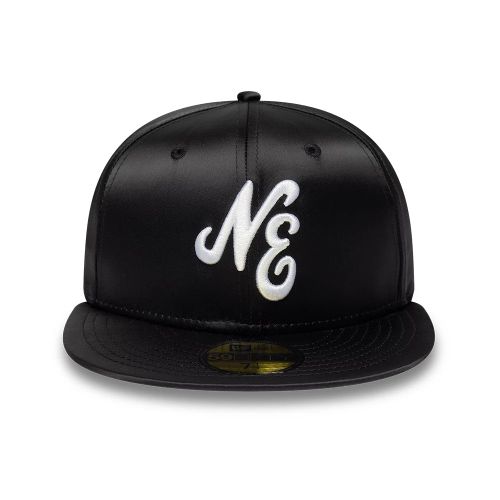 Casquette 59FIFTY Fitted New Era Satin Noir unisex - New Era Cap - Modalova