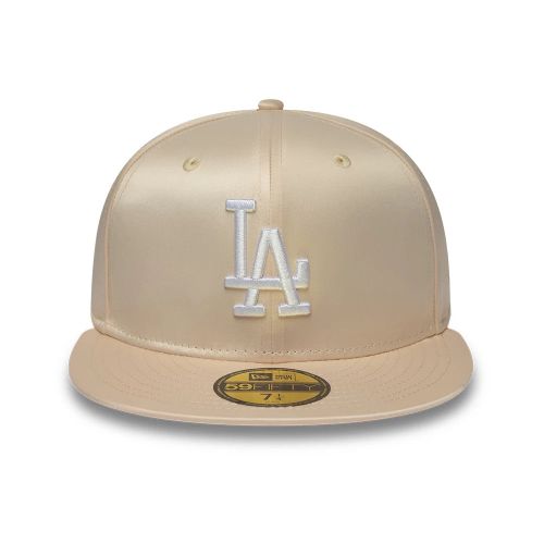 Casquette 59FIFTY Fitted LA Dodgers MLB Satin Crème unisex - New Era Cap - Modalova