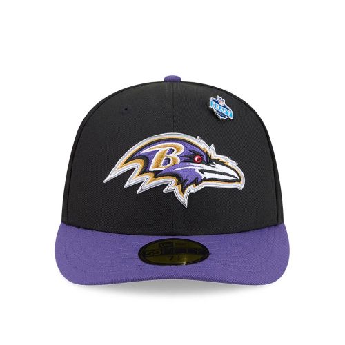 Casquette 59FIFTY Fitted Draft 2026 Baltimore Ravens NFL Noir unisex - New Era Cap - Modalova