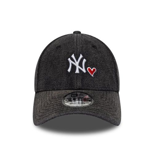 Casquette 9FORTY Adjustable New York Yankees MLB Washed Denim Noir unisex - New Era Cap - Modalova