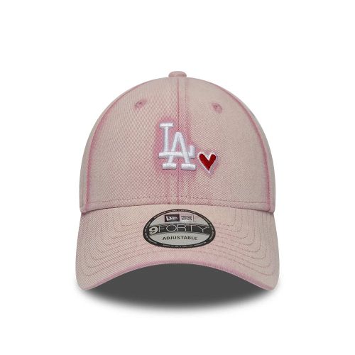 Casquette 9FORTY Adjustable LA Dodgers MLB Washed Denim Rose Pastel unisex - New Era Cap - Modalova