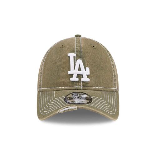 Casquette 9TWENTY LA Dodgers MLB Stencil Distressed Vert unisex - New Era Cap - Modalova