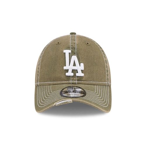 Casquette 9TWENTY LA Dodgers MLB Stencil Distressed Vert unisex - New Era Cap - Modalova