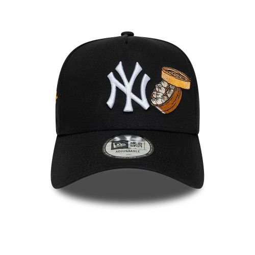 Casquette Food 9FORTY A-Frame New York Yankees MLB ajustable noire unisex - New Era Cap - Modalova