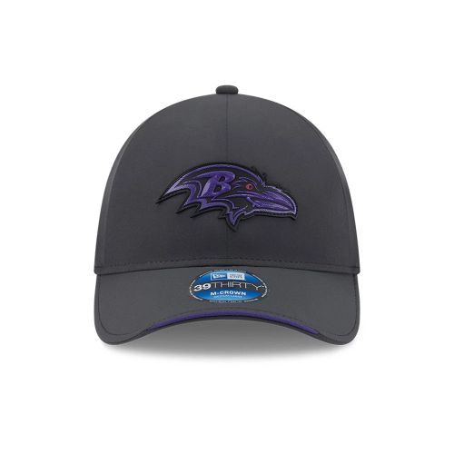 Casquette 39THIRTY M-Crown Ravens NFL Sideline 2026 Anthracite unisex - New Era Cap - Modalova