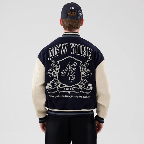 Veste varsity Oversize New Era Bleu marine unisex - New Era Cap - Modalova