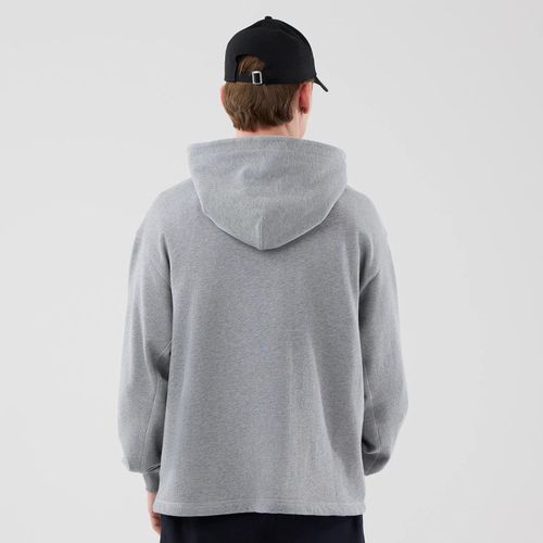 Sweat à capuche New Era Open Hem Gris unisex - New Era Cap - Modalova
