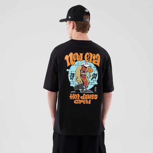 T-shirt Oversize New Era Food Graphic Noir unisex - New Era Cap - Modalova
