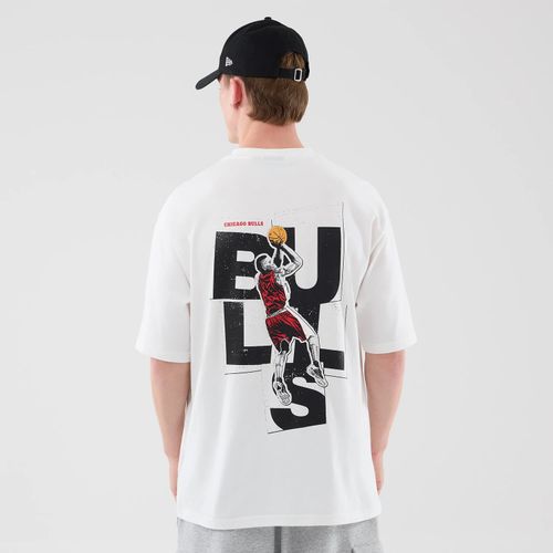 T-shirt Oversize Chicago Bulls NBA Player Graphic Blanc unisex - New Era Cap - Modalova