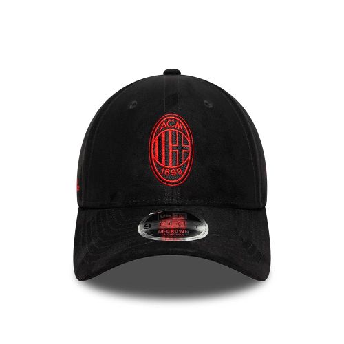 Casquette 9FORTY M-Crown AC Milan Faux Suede Noir unisex - New Era Cap - Modalova