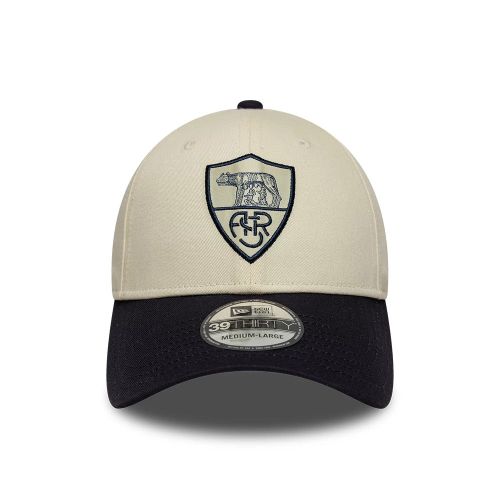 Casquette 39THIRTY Stretch Fit AS Roma Crème unisex - New Era Cap - Modalova