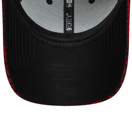 Casquette 9FORTY AC Milan Houndstooth Rouge unisex - New Era Cap - Modalova