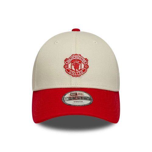 Casquette Enfant 9FORTY Manchester United FC Contrast Crème unisex - New Era Cap - Modalova