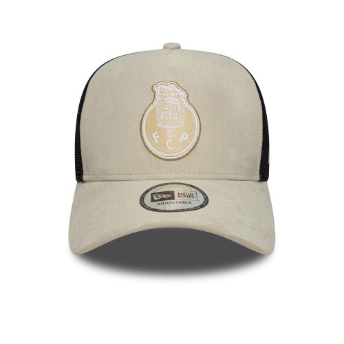 Casquette 9FORTY A-Frame Trucker FC Porto Faux Suede Crème unisex - New Era Cap - Modalova