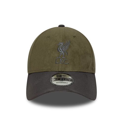Casquette 9FORTY Adjustable Liverpool FC Suede Vert unisex - New Era Cap - Modalova