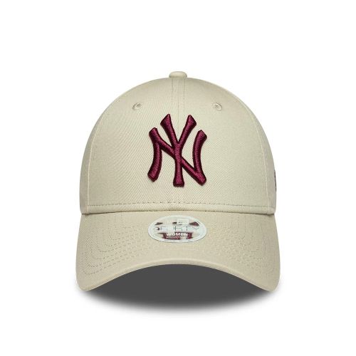 Casquette Femme 9FORTY New York Yankees MLB League Essential Crème unisex - New Era Cap - Modalova