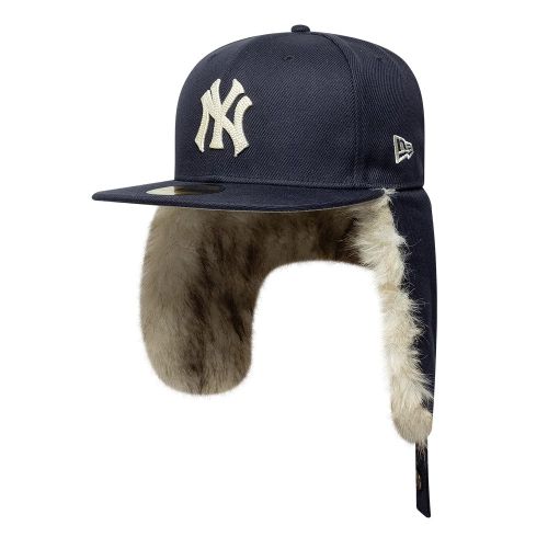 Casquette 59FIFTY Fitted Dogear New York Yankees Canvas Bleu Marine unisex - New Era Cap - Modalova