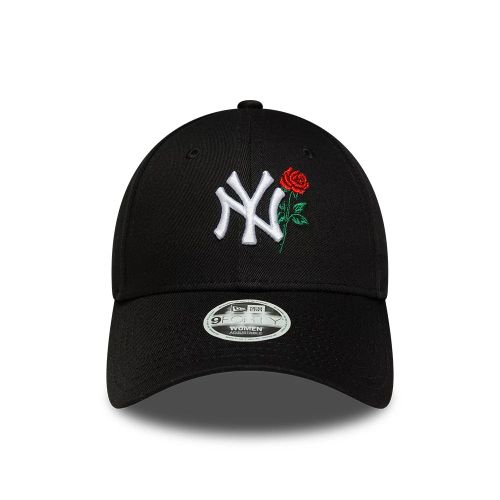 Casquette Femme 9FORTY New York Yankees MLB Floral Icon Noir unisex - New Era Cap - Modalova