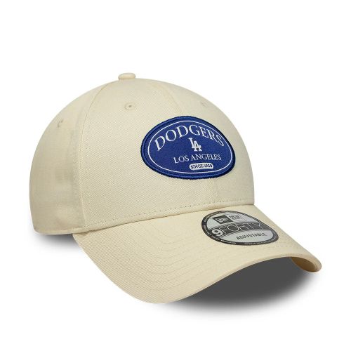 Casquette 9FORTY Adjustable LA Dodgers MLB Patch Crème unisex - New Era Cap - Modalova