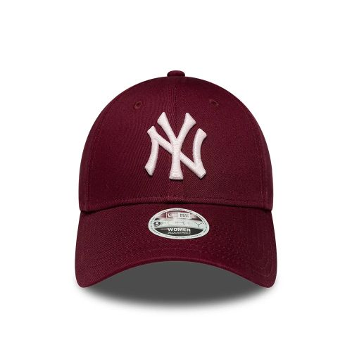 Casquette Femme 9FORTY New York Yankees MLB Metallic Rouge foncé unisex - New Era Cap - Modalova