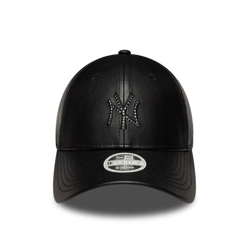 Casquette Femme 9FORTY M-Crown New York Yankees MLB Diamante PU Noir unisex - New Era Cap - Modalova