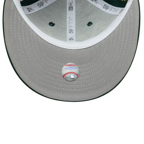 Casquette 59FIFTY Fitted Low Profile Athletics MLB Historic Vert foncé unisex - New Era Cap - Modalova