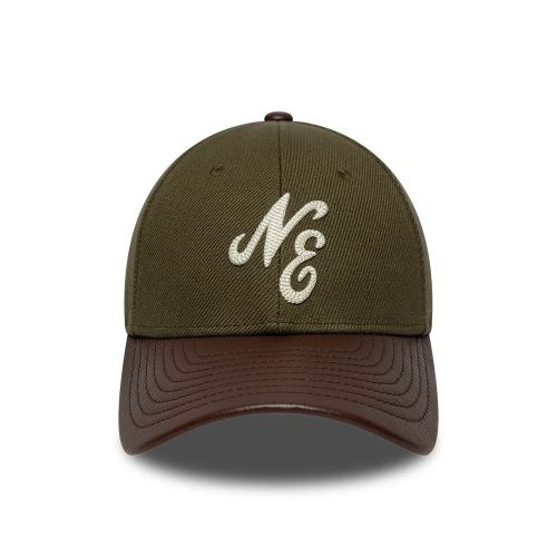 Casquette 9FORTY M-Crown New Era Visière Cuir Marron foncé unisex - New Era Cap - Modalova