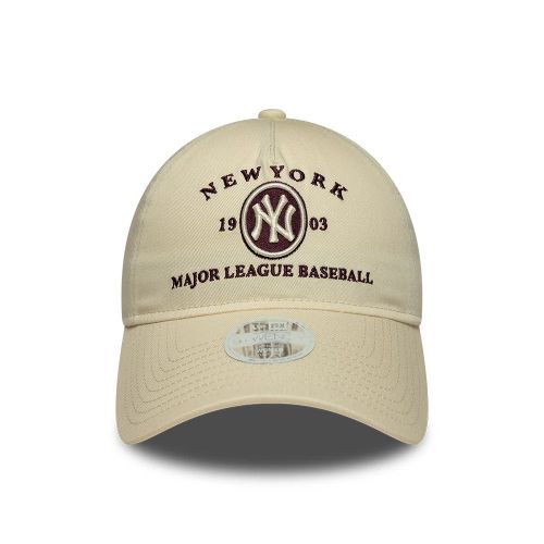 Casquette Femme 9TWENTY A-Frame New York Yankees MLB Crème unisex - New Era Cap - Modalova