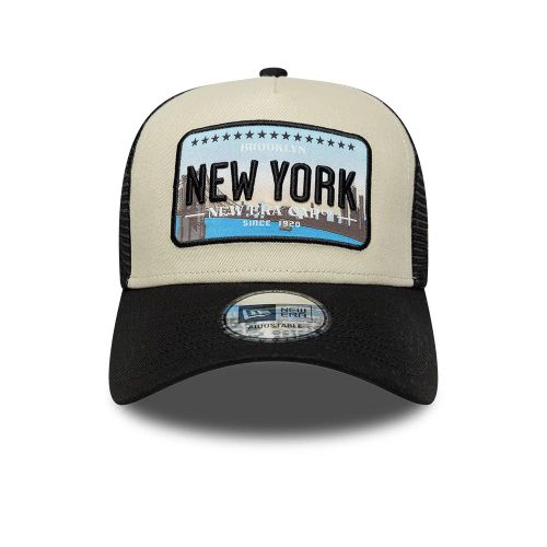 Casquette 9FORTY A-Frame Trucker New Era Licence Plate Noir unisex - New Era Cap - Modalova