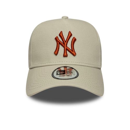 Casquette 9FORTY E-Frame New York Yankees MLB League Essential Crème unisex - New Era Cap - Modalova