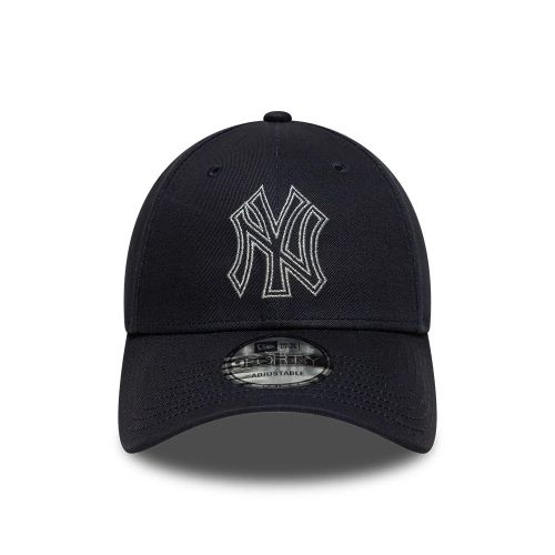 Casquette 9FORTY New York Yankees MLB Metallic Outline Bleu Marine unisex - New Era Cap - Modalova