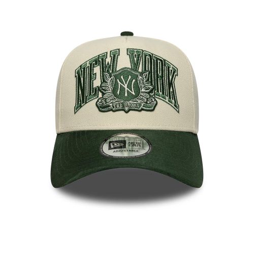 Casquette 9FORTY E-Frame New York Yankees MLB Suedine Crème unisex - New Era Cap - Modalova