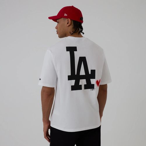 T-shirt LA Dodgers MLB Heart Graphic Blanc unisex - New Era Cap - Modalova