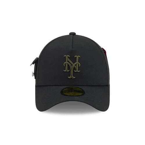 Casquette 59FIFTY A-Frame Fitted New York Mets MLB x Alpha Noir unisex - New Era Cap - Modalova