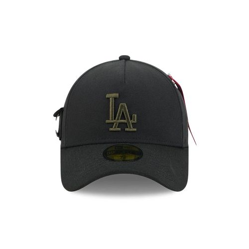 Casquette 59FIFTY Fitted A-Frame LA Dodgers MLB x Alpha Noir unisex - New Era Cap - Modalova
