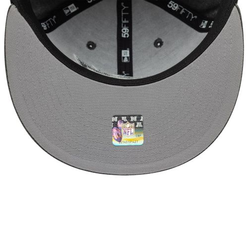 Casquette 59FIFTY Fitted Philadelphia Eagles NFL Washed Noir unisex - New Era Cap - Modalova