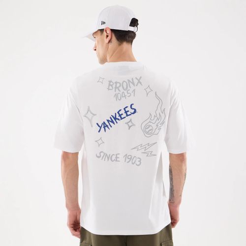 T-shirt 59FIFTY Day Graphic New York Yankees MLB Blanc unisex - New Era Cap - Modalova