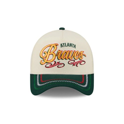 Casquette 9FORTY A-Frame Atlanta Braves MLB Cinco de Mayo Crème unisex - New Era Cap - Modalova