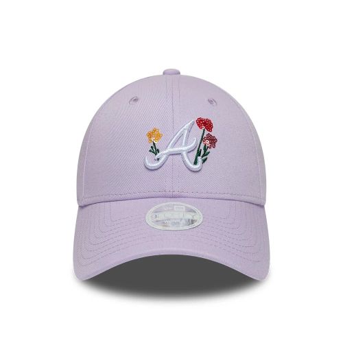 Casquette Femme 9FORTY Atlanta Braves MLB Floral Icon Violet pastel unisex - New Era Cap - Modalova