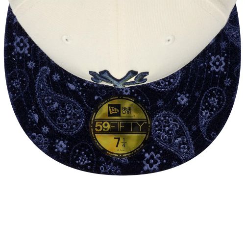 Casquette 59FIFTY Fitted Visière Paisley New York Yankees MLB Crème unisex - New Era Cap - Modalova