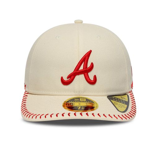 Casquette 59FIFTY Fitted Retro Crown Baseball Stitch Atlanta Braves unisex - New Era Cap - Modalova