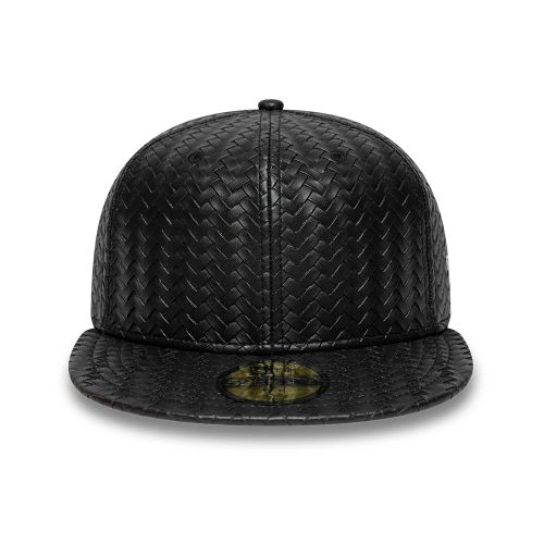 Casquette 59FIFTY Fitted New Era Woven PU Noir unisex - New Era Cap - Modalova